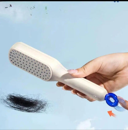 Magic Retractable Comb Self Cleaning Hair Brush Massage Anti-static Hair Comb Cleaning Hair Smoothing Brush Beauty Hair