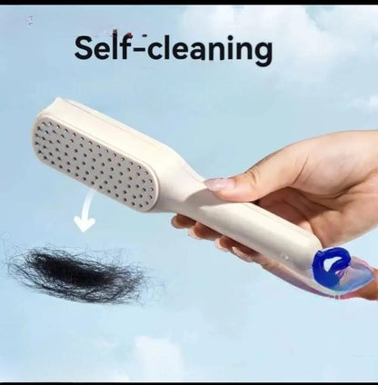 Magic Retractable Comb Self Cleaning Hair Brush Massage Anti-static Hair Comb Cleaning Hair Smoothing Brush Beauty Hair